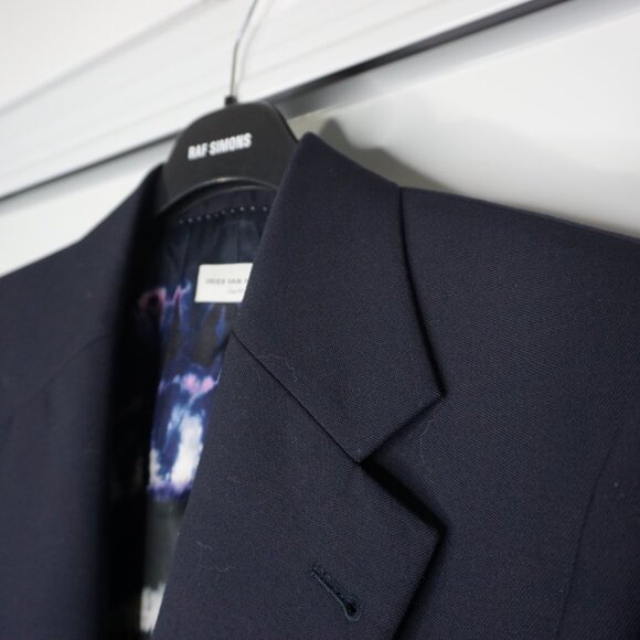 BNWT AW19 DRIES VAN NOTEN BORRIS NAVY JACKET 50 - Picture 5 of 12